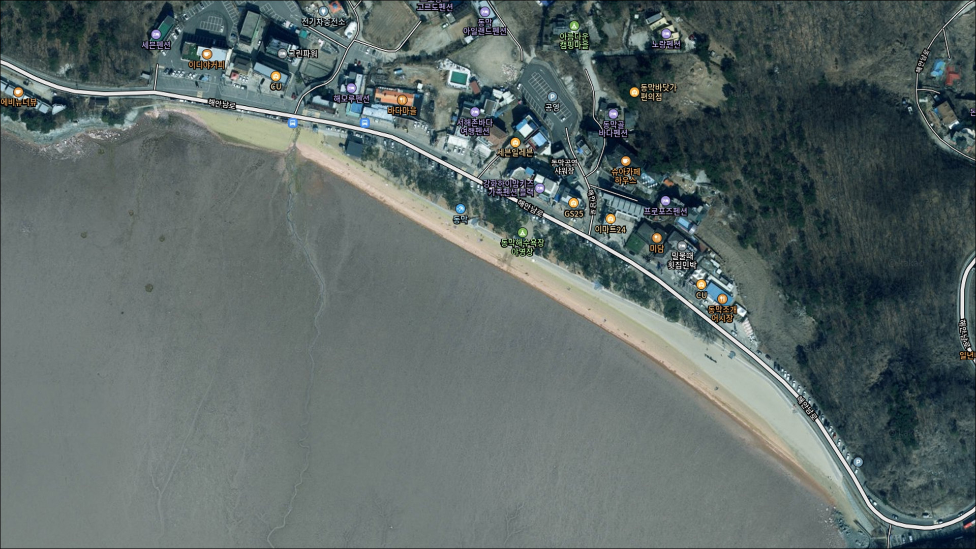 동막해수욕장 주변 모습 1