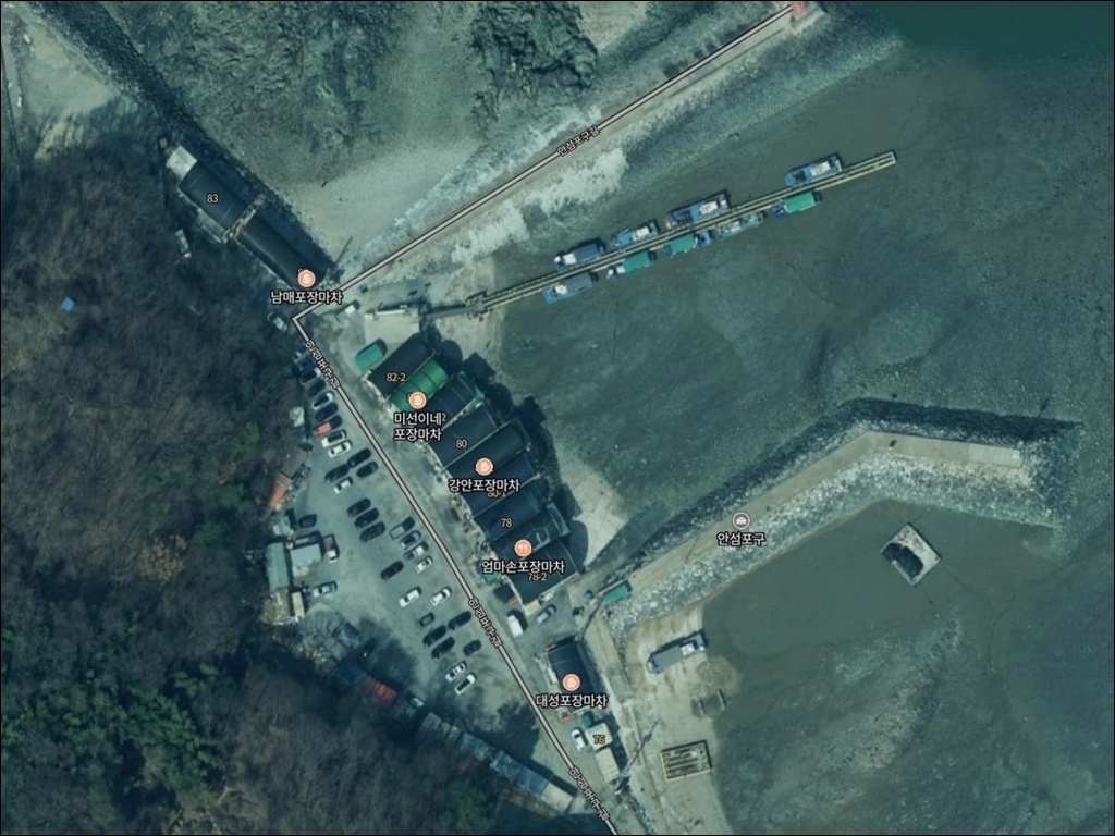 안섬포구 주변 모습 1
