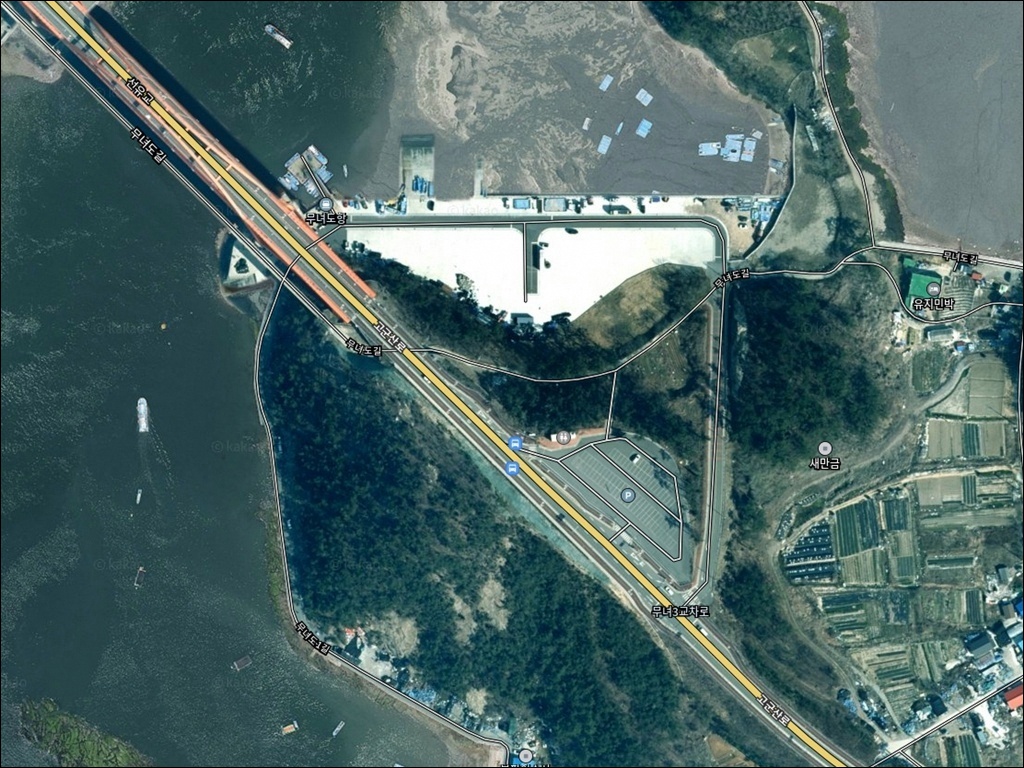 무녀도항 주변 모습 1