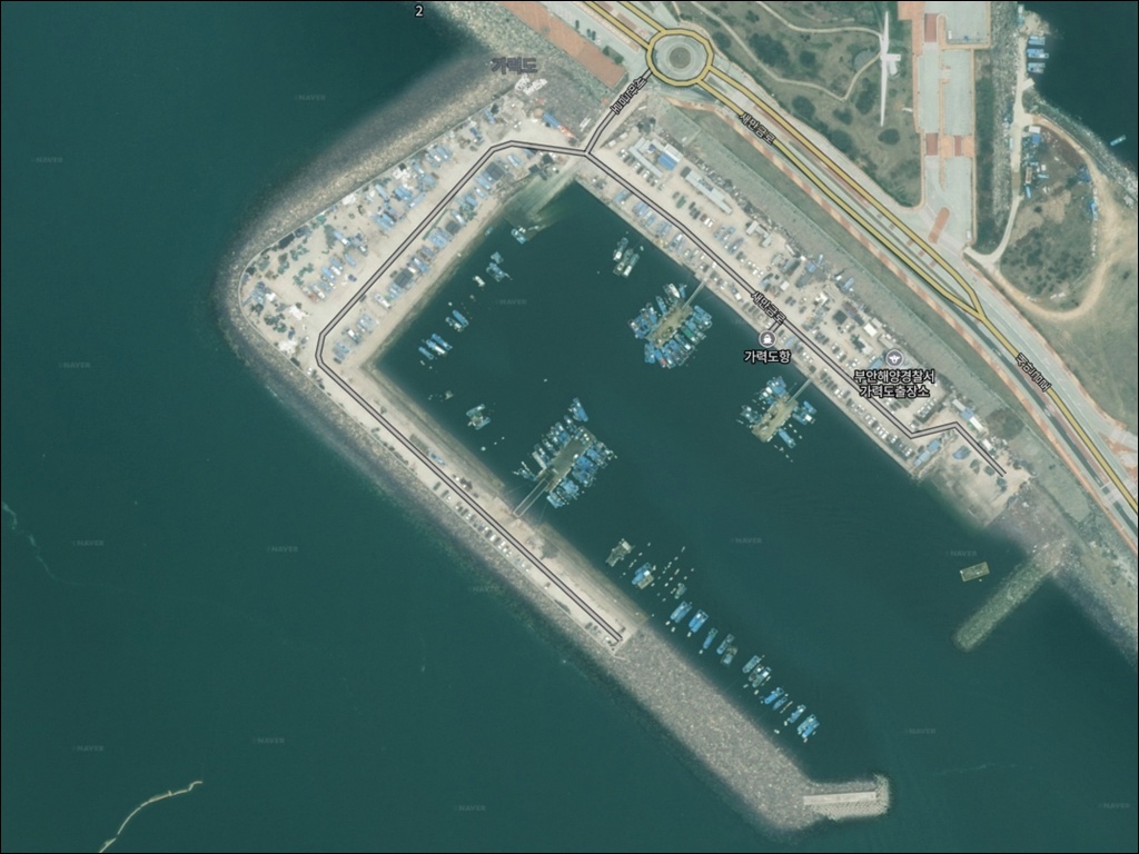 가력도항 주변 모습 1