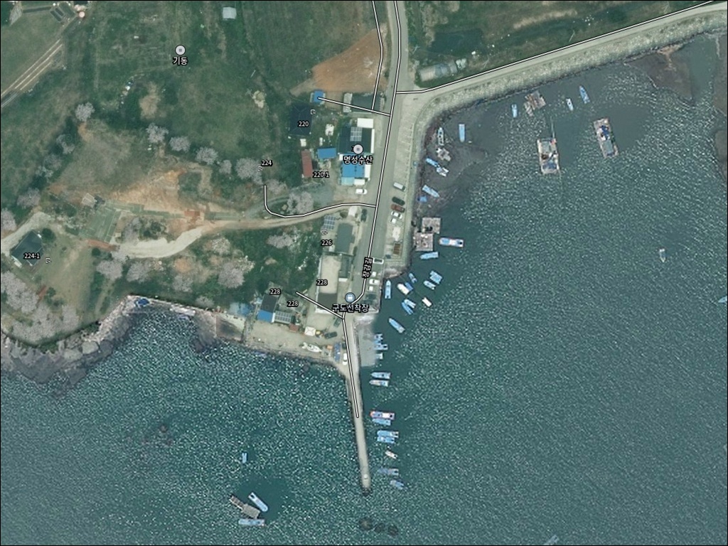 구도선착장 주변 모습 1