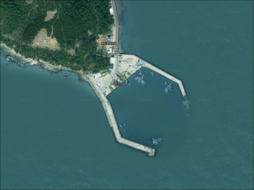 송평항(송평선착장) 주변 모습 1
