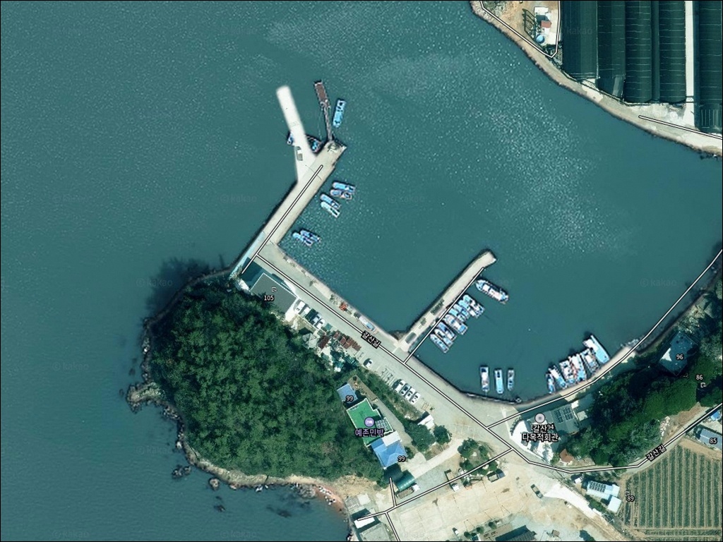 갈산 선착장(갈산방파제) 주변 모습 1