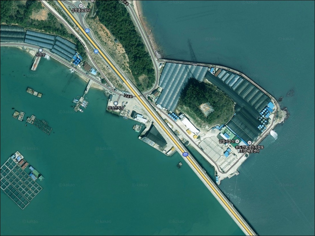 상정선착장 주변 모습 1