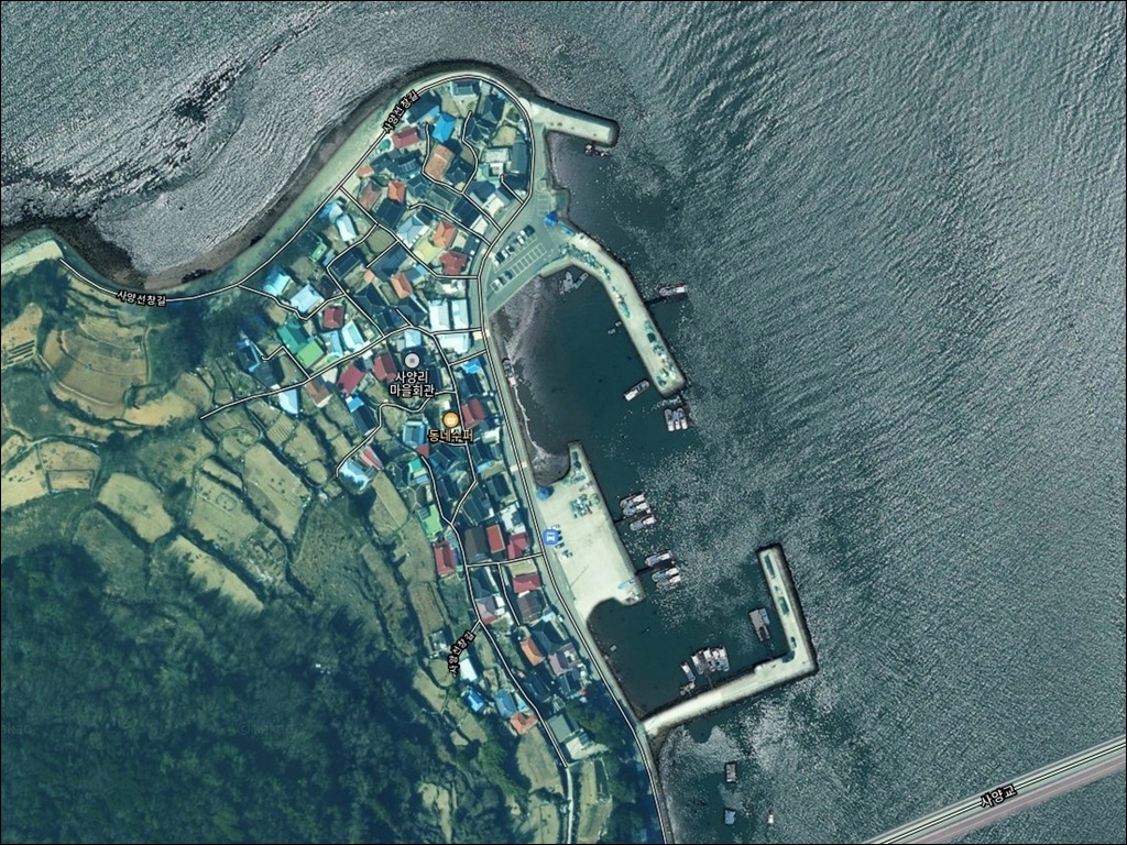 사양리방파제 주변 모습 1