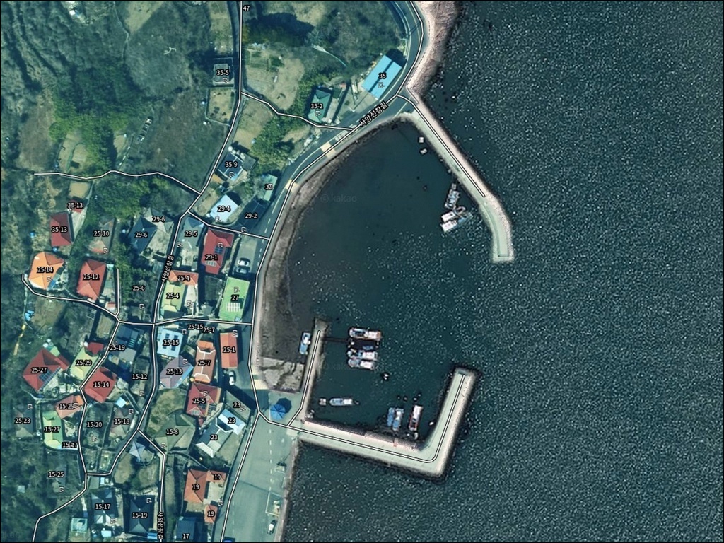 사양도방파제 주변 모습 1