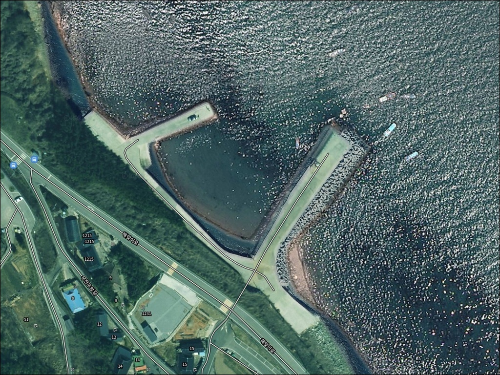 우암방파제 주변 모습 1