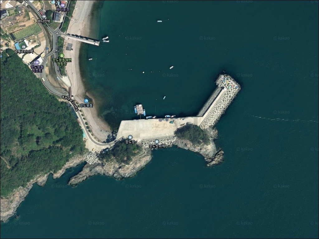 항도항(항도방파제) 주변 모습 1