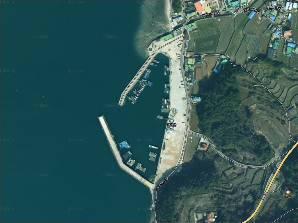 광천항(광천방파제) 주변 모습 1