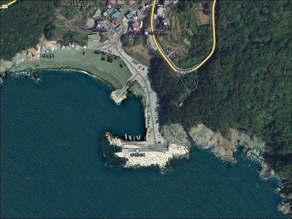 여차방파제 주변 모습 1