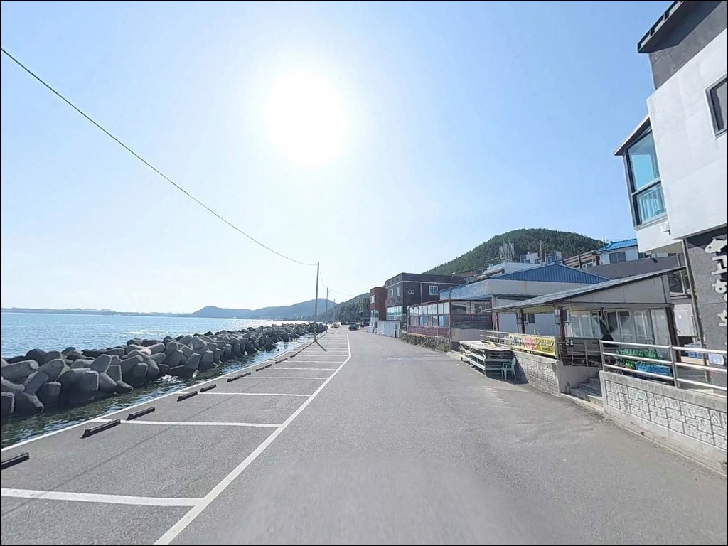오도리간이해수욕장 방파제 주변 모습 2