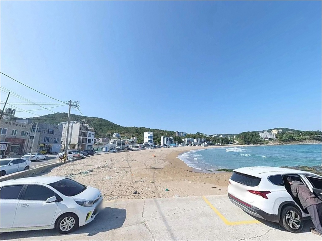 오도리간이해수욕장 방파제 주변 모습 9